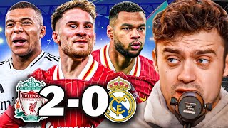 LIVERPOOL ARE CHAMPIONS LEAGUE FAVOURITES LIVERPOOL 20 REAL MADRID [upl. by Rhody]