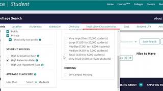 Naviance Student Supermatch Demo [upl. by Eseerahs406]