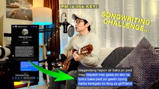 SONGWRITING CHALLENGE Lyrics niya GINAWA kong KANTA Original [upl. by Arenahs945]