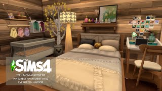 Teen Mom Apartment  Pinecrest Apartment 402  The Sims 4  Stop Motion  No CC  Evergreen Harbor [upl. by Malcom]