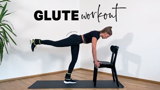 GLUTES ANKLE WEIGHT WORKOUT  Ankle Weights Optional [upl. by Eramat672]