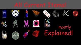 Baldis Basics All Items Explained  Remastered amp Plus [upl. by Whelan]