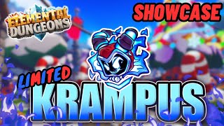 NEW LIMITED MYTHIC Krampus Showcase  Elemental Dungeons [upl. by Ruhnke]