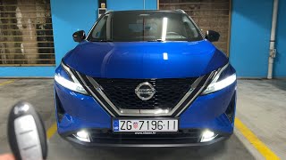 New NISSAN Qashqai 2022  MATRIX LED lights amp innovative windshield washing system [upl. by Nnylaehs]