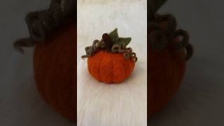 NEEDLE FELTING Pumpkin Tutorial [upl. by Nnyrat182]