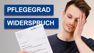 Pflegegrad abgelehnt  jetzt erfolgreich Widerspruch einlegen  Muster [upl. by Eninahs85]