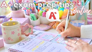 Exam study routine to always get A ✨💯 exam tips [upl. by Atiran949]