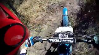 Bultaco Sherpa 199a  tope gas Subida Enduro [upl. by Anytsirhc]