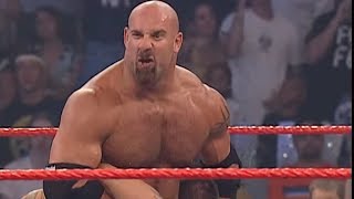 Goldberg hits Randy Orton with the Jackhammer Raw Sept 1 2003 [upl. by Mikal]