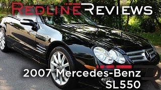 2007 MercedesBenz SL550 Review Walkaround Exhaust amp Test Drive [upl. by Weil637]