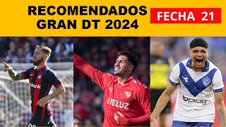 Recomendados para GRAN DT FECHA N 21 2024 [upl. by Eijneb]