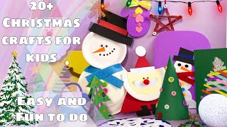 20 Easy and nice Christmas art and crafts ideas for kids [upl. by Inail]