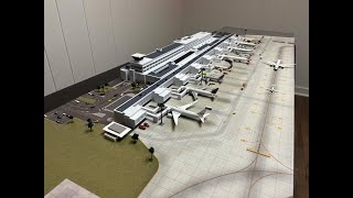 Kai Tak 1400 Scale Model Airport [upl. by Nyledam]