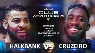 Halkbank Spor Kulübü vs Sada Cruzeiro Volei  Volleyball Club World Championship 2023 [upl. by Anirual643]