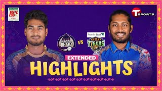 Extended Highlights  Durdanto Dhaka vs Khulna Tigers  BPL 2024  Match 14  T Sports [upl. by Korry388]