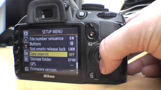 Nikon D3100 Menu functions Beginner guide Part 2 [upl. by Nnahaid732]