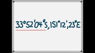 Minutes and Seconds in Latitude and Longitude [upl. by Relyt]