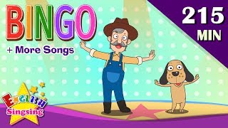 BINGO  More Animal Songs  Top 50 Nursery Rhymes with lyrics  English kids video [upl. by Whittaker]