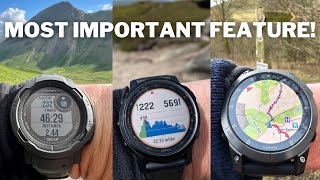 The most IMPORTANT feature of a GPS watch Garmin watches compared [upl. by Bassett]