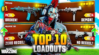 TOP 10 BROKEN META Loadouts in Warzone Rebirth Island [upl. by Tennaj]