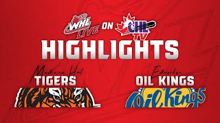 Medicine Hat Tigers at Edmonton Oil Kings 1113  WHL Highlights 202425 [upl. by Ynnahc]