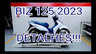 BIZ 125 BRANCAAZUL 2023 DETALHES [upl. by Gustav]