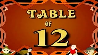 Learn Multiplication Table Of Twelve  12 x 1  12  12 Times Tables  Fun amp Learn Video for Kids [upl. by Custer]