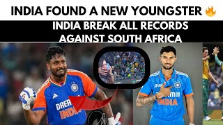 India Beat South Africa 4 match T20 and Series India Break All Records IPL player Sanju and Tilak [upl. by Hughie]