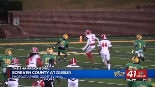 THE END ZONE HIGHLIGHTS Dublin hosts Screven County [upl. by Yanel]