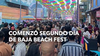 Comenzó segundo día de Baja Beach Fest [upl. by Eardna53]