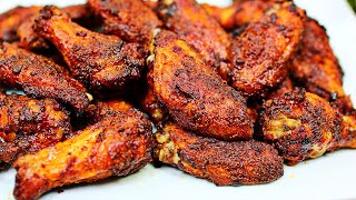 Best Ever Crispy Baked Chicken Wings  How to Perfectly Bake Crispy Wings in the Oven [upl. by Ahsoj32]