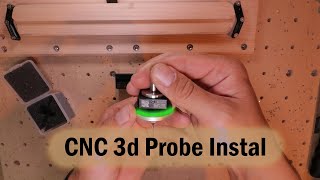 CNC 3D Probe instalation on DIY CNC with Pokeys57CNC part 1 [upl. by Ellenahs316]