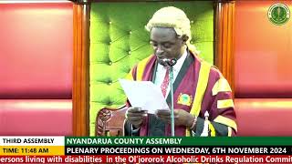 NYANDARUA COUNTY ASSEMBLY [upl. by Virge]