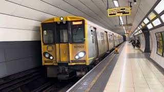 Moorfields Railway Station with Class 507 [upl. by Ahsinelg332]