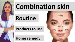 combination skin care  face wash moisturiser sunscreen home remedy  dermatologist [upl. by Assila]