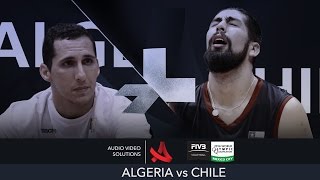 ARGELIA vs CHILE  2016 Mens World Olympic Qualification Tournament [upl. by Llehcear]