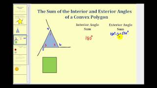 Interior and Exterior Angles of a Polygon [upl. by Bello]