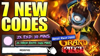 NEW CODES ALL NEW WORKING CODES IN GRAND PIECE ONLINE 2024 JULY ROBLOX GPO CODES [upl. by Einomrah]