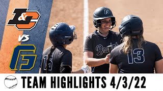 George Fox Softball vs Lewis amp Clark 4322 Game 1 WalkOff [upl. by Atinwahs]