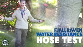 Fjallraven Vidda Pros VS Barents Pros  Water Resistance Test [upl. by Jere]