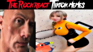 The Rock reacts Tiktok Memes  Memes [upl. by Adni]