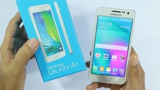 Samsung Galaxy A3 Unboxing amp Hands On Overview [upl. by Puduns]