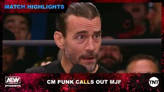 CM Punk Calls Out MJF In His Hometown [upl. by Sherilyn]