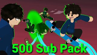 500 Sub Pack  Stick nodes Pro  Movieclips Sprites And Figs [upl. by Jackie193]