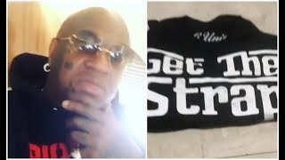 Birdman Reacts After 50 Cent Sent Him a Get The Strap TShirt [upl. by Kenji940]