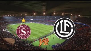 🔴LIVE Servette vs Lugano  Match Today⚽🎬 [upl. by Enaek]