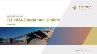 BUSHVELD MINERALS LIMITED  Investor Presentation [upl. by Eolanda724]