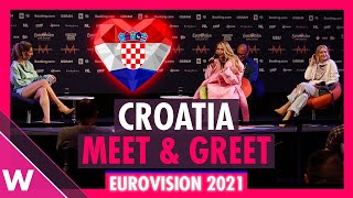 Croatia Press Conference Albina quotTickTockquot  Eurovision 2021 [upl. by Mcallister778]