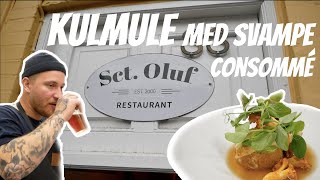 Kulmule med svampe consommé hos Sct Oluf  Cheferne af fisk  P Clausens Fiskehandel [upl. by Wonacott14]