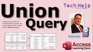 Combine Records from Multiple Tables or Queries Together Using a Union Query in Microsoft Access [upl. by Evangeline802]